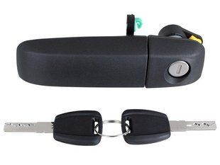 Ручка передня ліва з ключами для Fiat Panda 2003-2009 1762717578 фото
