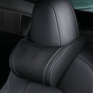 Подушка для шиї на підголовник для Tesla Model 3 Y S X Чорна 2484464323 фото