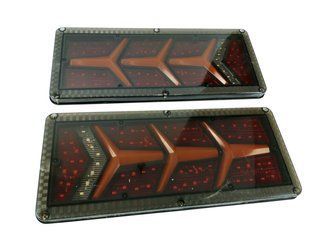 Комплект 2шт. Ліхтарі LED для вантажного авто 12-24V 33 см FJ2455 2599097202 фото