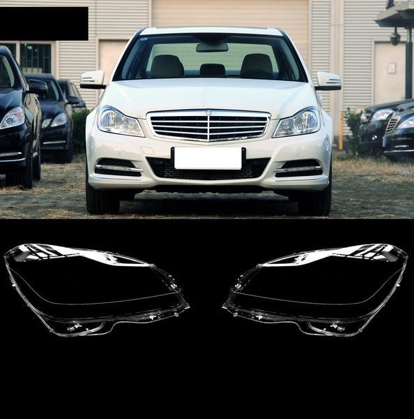 Скло фари для Mercedes C-Class W204 2007-2011 ліве 2568939433 фото