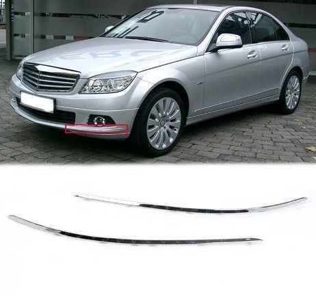 Молдинг бампера правий для Mercedes W204 2007-2011 2435027901 фото
