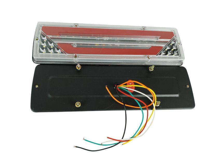 Комплект задніх ліхтарів для прицепа, лавети. вантажівок 12-24V FJ2456 2599188350 фото