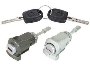 Личинка замка передних дверей (Комплект) для Volkswagen Passat B5 (1996-2005) L+R 3B0837167 3B0837168 3B0837167 3B0837168 фото