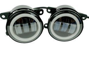 Комплект 2шт Противотуманні фари LED для Renault Megane 2, 3 Logan, Scenic 2, 3 з денними ходовими вогнями 2566423210 фото