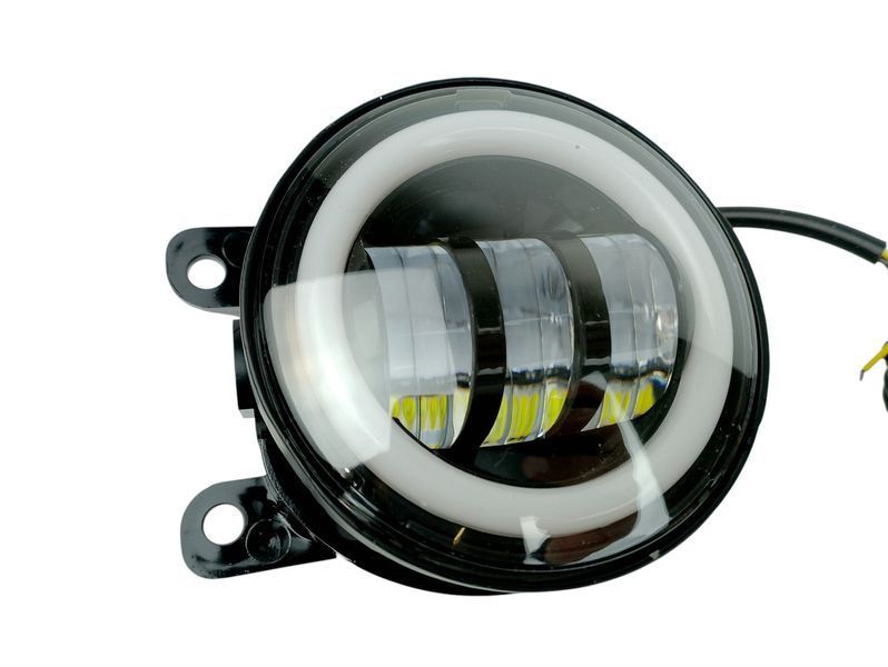Комплект 2шт Противотуманні фари LED для Renault Megane 2, 3 Logan, Scenic 2, 3 з денними ходовими вогнями 2566423210 фото