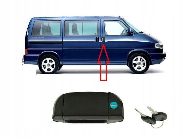 Ручка передней правой двери для Volkswagen T4 1990-2003 1812198037 фото