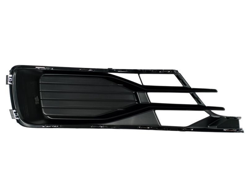 Решітка в передній бампер ліва для Audi A6 C7 2015-2018 4G0807681AD, чорний глянець з хромом 2995478083 фото