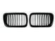 Решетка радиатора BMW E36 рестайлинг 1996&ndash;1999 ноздри, черный глянец, комплект 2992813294 фото 1