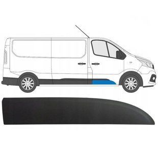 Молдинг передних правых дверей для Opel Vivaro для Renault Trafic 2014-2020 2097950067 фото