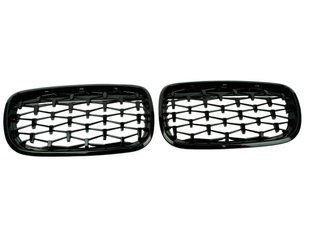 Решітка радіатора (ніздрі) тюнінг для BMW X5 E70 2006-2013 чорна 2602614875 фото