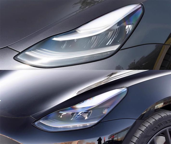 Скло фари для Tesla Model 3 2018-2024 без лінз ліве 2569241766 фото