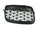 Решітка радіатора (ніздрі) тюнінг для BMW X5 E70 2006-2013 чорна 2602614875 фото 3