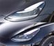 Скло фари для Tesla Model 3 2018-2024 без лінз ліве 2569241766 фото 2