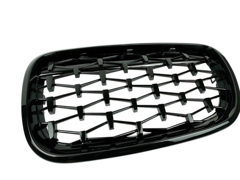 Решітка радіатора (ніздрі) тюнінг для BMW X5 E70 2006-2013 чорна 2602614875 фото