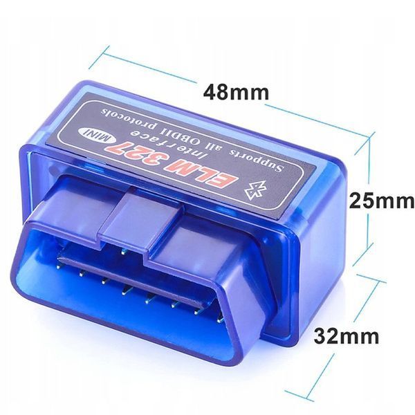 Автосканер ELM327 OBD2 V1.5 Bluetooth для діагностики автомобіля 1808921394 фото