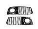 Комплект передніх решіток для Audi A4 B8 2009-2012 8K0807681 8K0807682, чорний глянець з хром вставками, стиль RS 2995729038 фото 2