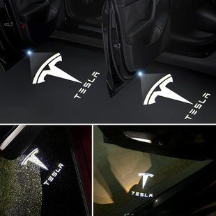 Підсвітка дверей з логотипом для Tesla Model 3 Y X S 2 шт. 2603799708 фото