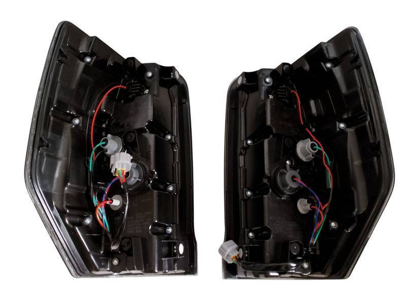 Комплект задніх ліхтарів для Mitsubishi L200 2018-2023 LED стрічка, димчасті 3003826492 фото