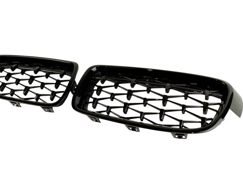 Решетка радиатора для BMW F30 2012&ndash;2019 ноздри 51130054493, 51130054494, 51137263482, 51137263481 2993033330 фото