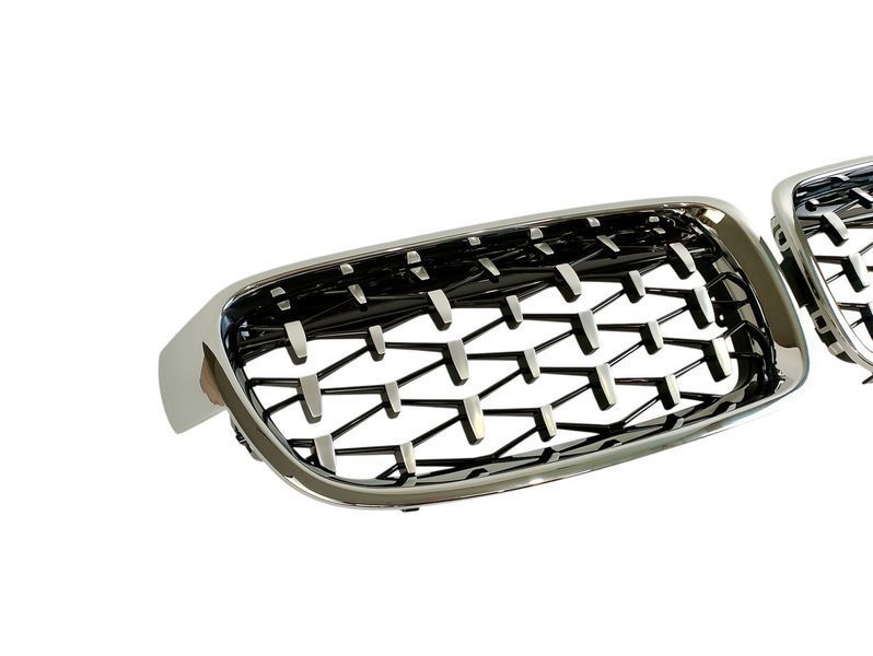 Решітка радіатора хромована для BMW F30 2012-2019 ніздрі 51130054493, 51130054494, 51137263482, 51137263481 2993033865 фото