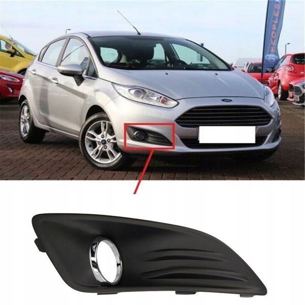 Решітка бампера права для Ford Fiesta '2013-2017 (з отвором , матова) FPS 1647338369 фото