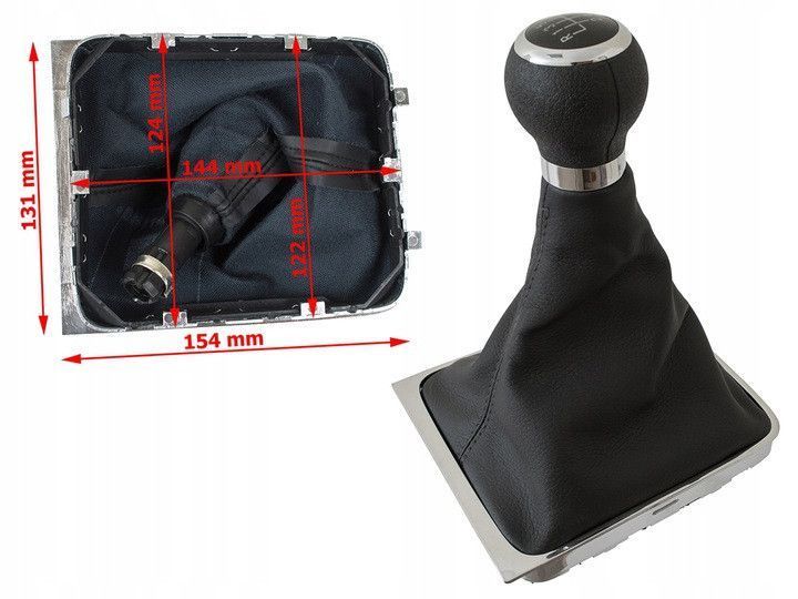 Ручка КПП перемикання передач для Volkswagen Passat B6 2005-2010, B7 2010-2014, CC 2008-2012 5-ступка Нова 1655505392 фото