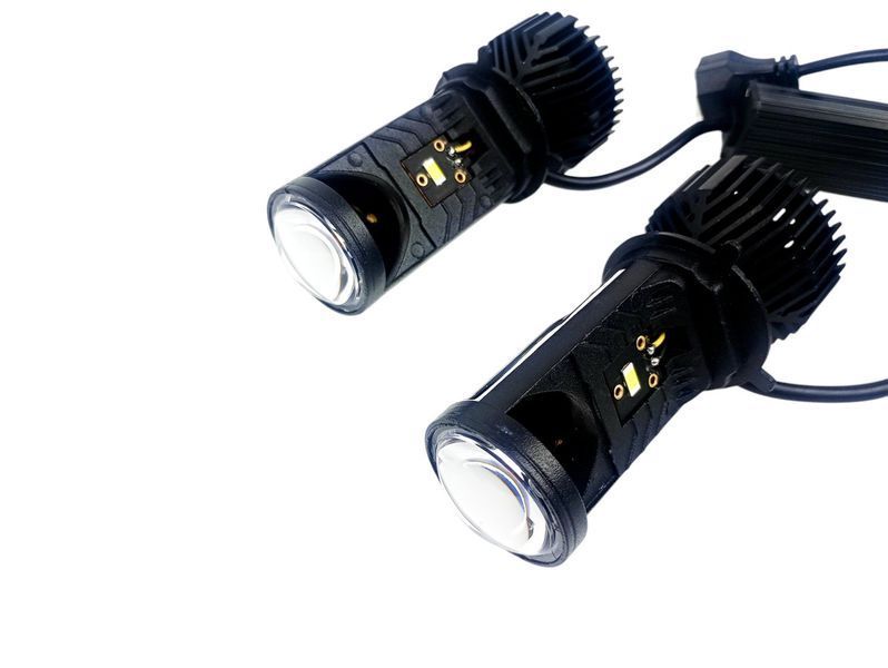 Світлодіодні Led Лампи Y6 H4 Y6D Bi-Led 16000Lm - 5500K лінзи H4 ксенон 70Ватт 2559444687 фото