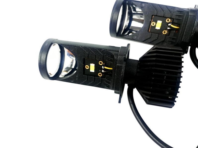 Світлодіодні Led Лампи Y6 H4 Y6D Bi-Led 16000Lm - 5500K лінзи H4 ксенон 70Ватт 2559444687 фото