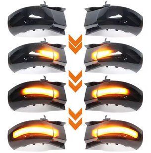 Комплект поворотов черных динамические LED для Volkswagen Touran 2003-2010 2445937663 фото