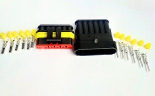 Герметичный разъем на 6 контактов (Комплект) 6 pin 2231148979 фото