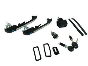 Комплект ручок, замків та ключів для VW Golf 2 1982-1991 191898081 2929464571 фото