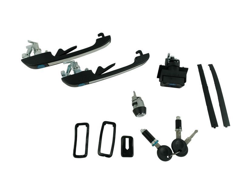 Комплект ручок, замків та ключів для VW Golf 2 1982-1991 191898081 2929464571 фото