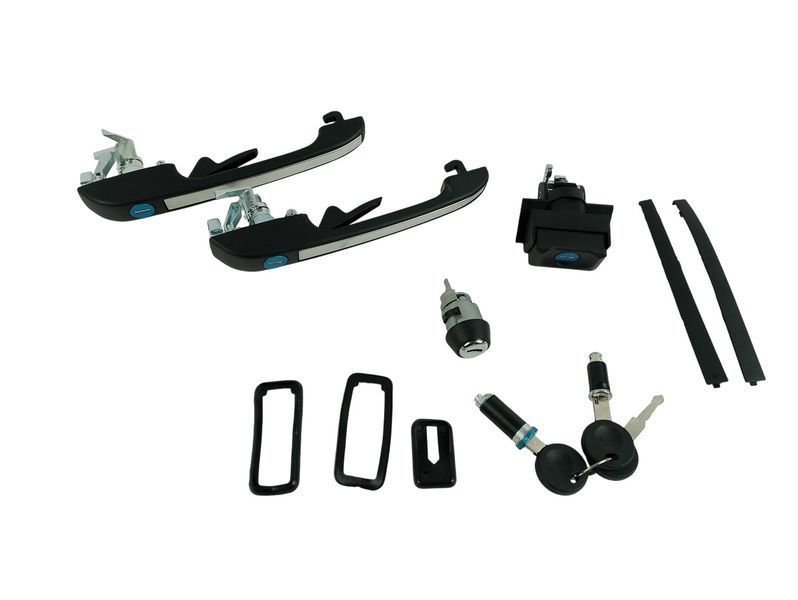 Комплект ручок, замків та ключів для VW Golf 2 1982-1991 191898081 2929464571 фото