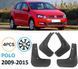 Бризковики для Volkswagen Polo 2009-2015 хетчбек 2497342566 фото 3