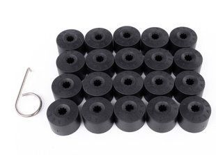 Ковпачки на колісні болти для Volkswagen 1K06011739B9 17мм 20шт + інструмент для зняття 2483035457 фото