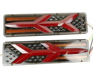 Комплект 2шт. Ліхтарі LED для вантажного авто 24V 46см універсальні 2566167670 фото