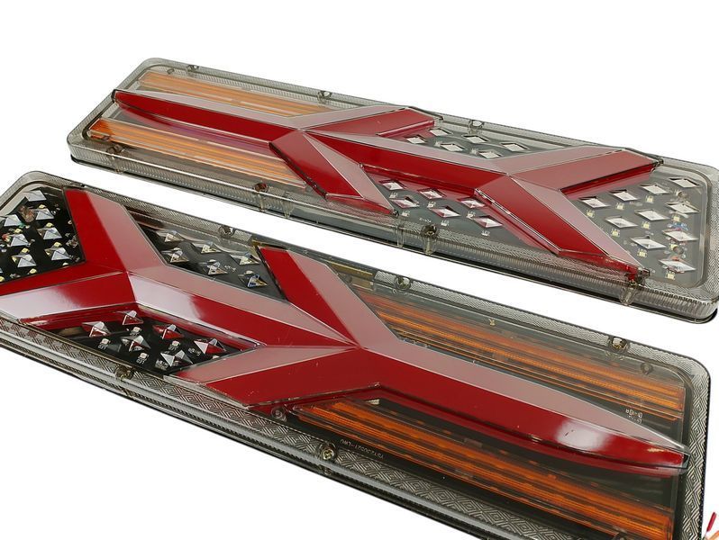 Комплект 2шт. Ліхтарі LED для вантажного авто 24V 46см універсальні 2566167670 фото
