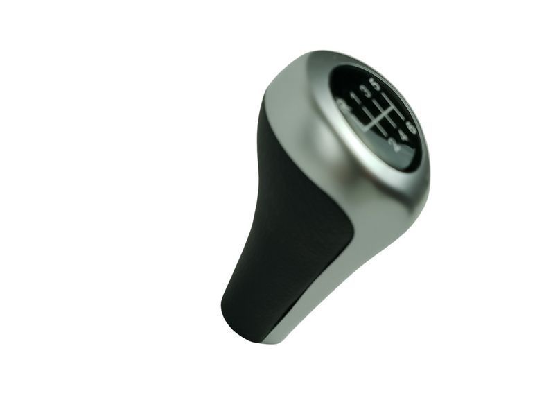 Ручка КПП для BMW E60, E61, E62, E63, E80, E85, E87, E90, E91, X1, X3, X5, 6 ступеней, серая матовая 2869004477 фото