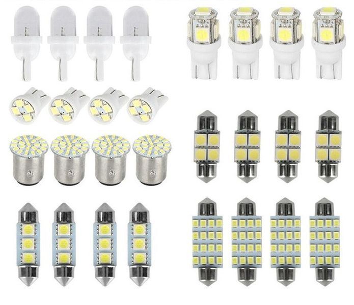 Набір автомобільних лампочок LED 28 штук 2294897085 фото