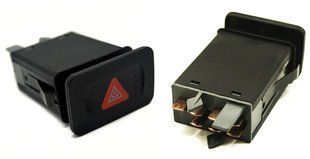 Кнопка вмикання аварійного сигналу для Volkswagen Golf 4 1997 - 2005, для Volkswagen Bora 1998 - 2005 1655505313 фото