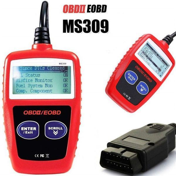 Автосканер діагностичний OBDII Axacam MS309 для зчитування даних двигуна та кодів несправностей 2730253327 фото
