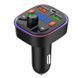 FM-трансмітер BT24 Bluetooth 5.0 / QC 3.0 / RGB Black FM модулятор 2565187082 фото 2